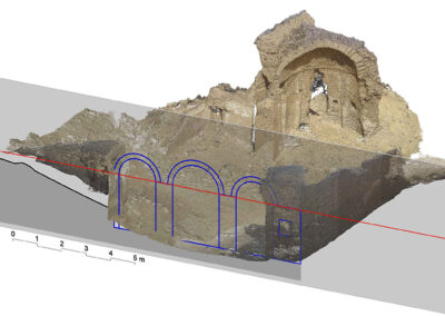 Church: entrance reconstructive hypothesis