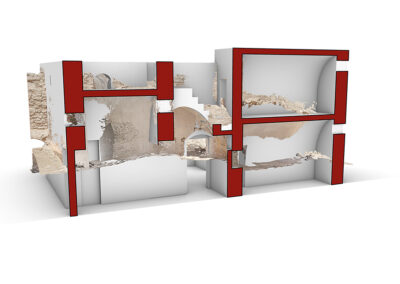 Units A and B reconstructive model