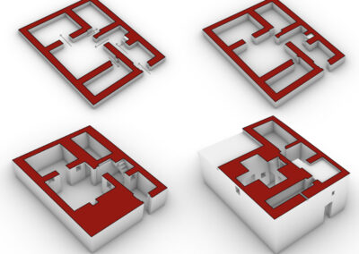 Units A and B reconstructive model